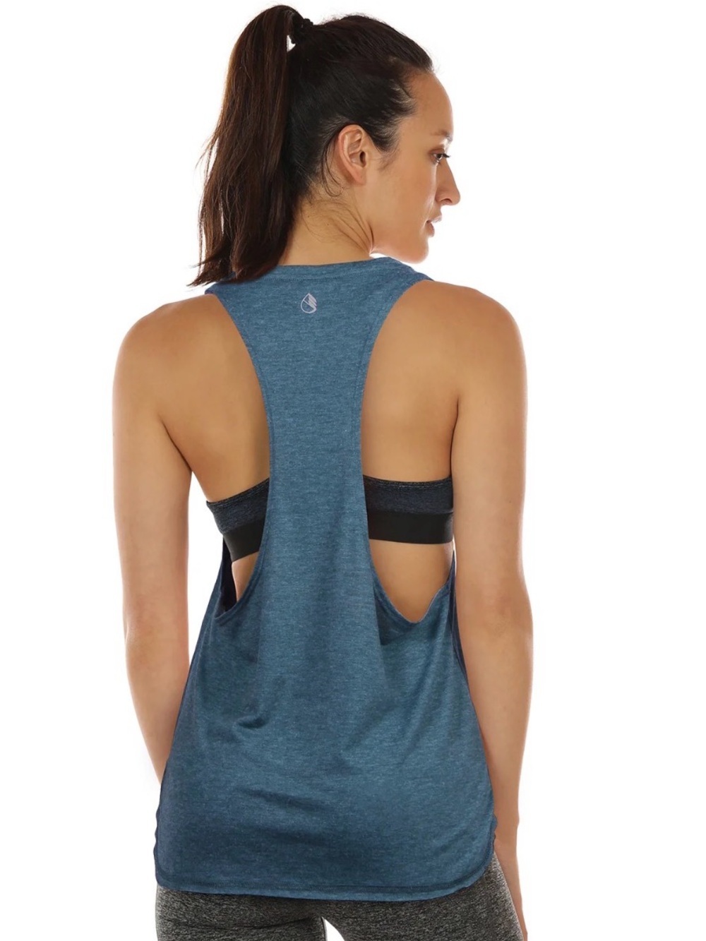 Relaxed Teal Women’s High-Neck Tank Top